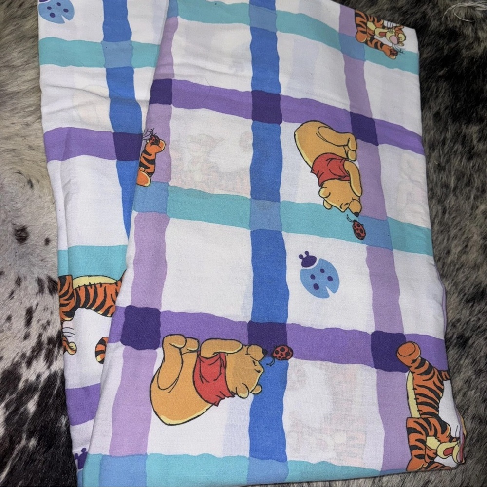 Disney Blue and Purple Bed Sheet